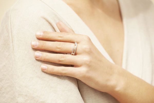 Anillo "arquitectura" barras. Joi dar´t. Plata 1ª ley - Imagen 2