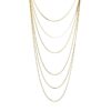 Collar snake largo acero seis capas de Anartxy