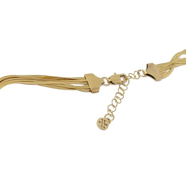 Collar snake largo acero seis capas de Anartxy - Imagen 3