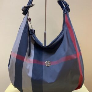 Bolso hobo gabardina MartinaK. Gris