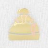 Broche menina acero dorado con esmalte colores. Colores pastel