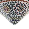 Lámpara techo mosaico peonza. Detalle del mosaico