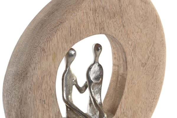 Escultura pareja aluminio mango - Imagen 2