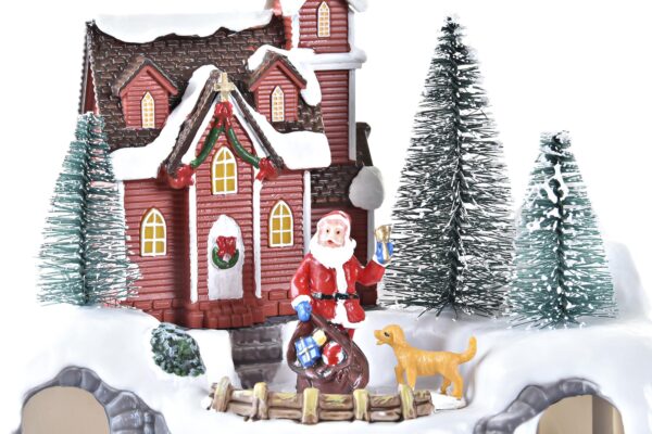Detalle del Papa Noel