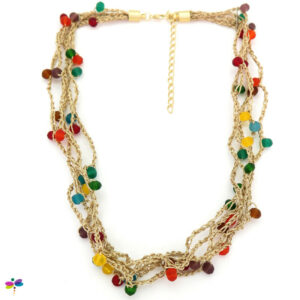 Gargantilla trenza colores