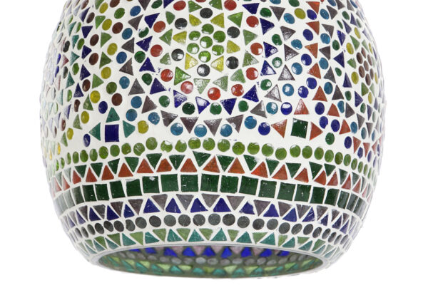Lámpara campana mosaico cristal - Imagen 7