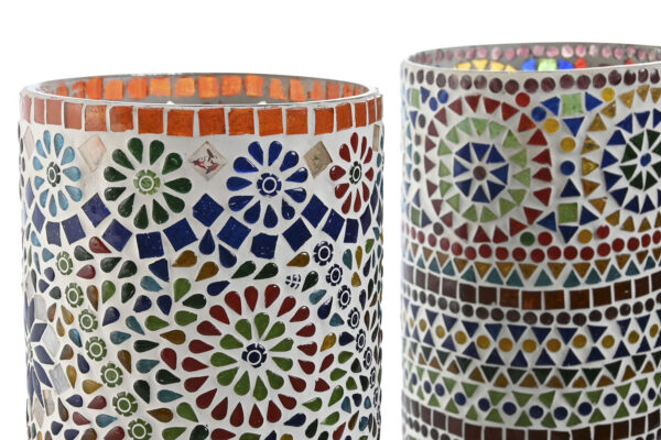 Lámpara cilindro teselas mosaico - Imagen 6