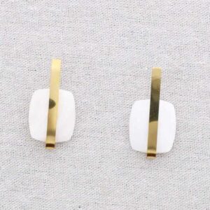 Pendientes acero barra rectángulo