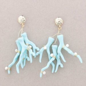 Pendientes color turquesa
