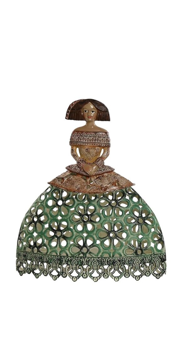 Figura menina metálica - Imagen 3