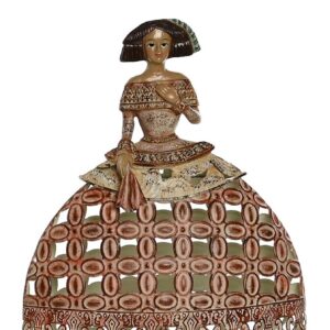 En color terracota