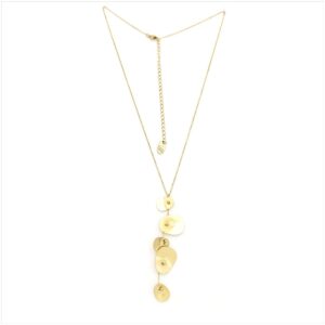 En acero inoxidable bañado en oro de 18K