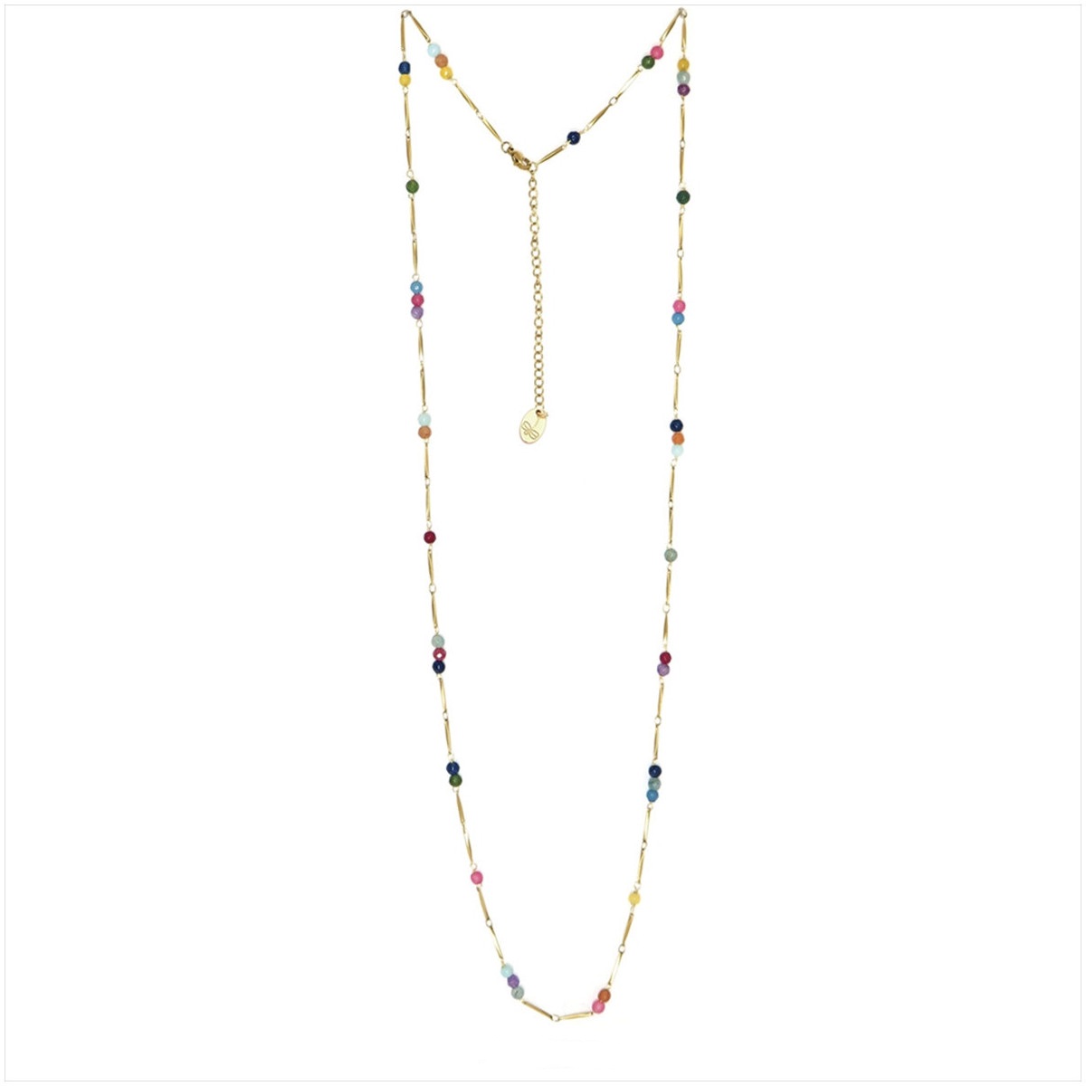 En acero inoxidable bañado en oro de 18k